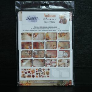 3Quarter Designs - Autumn Whispers - 6x4 Card Pack