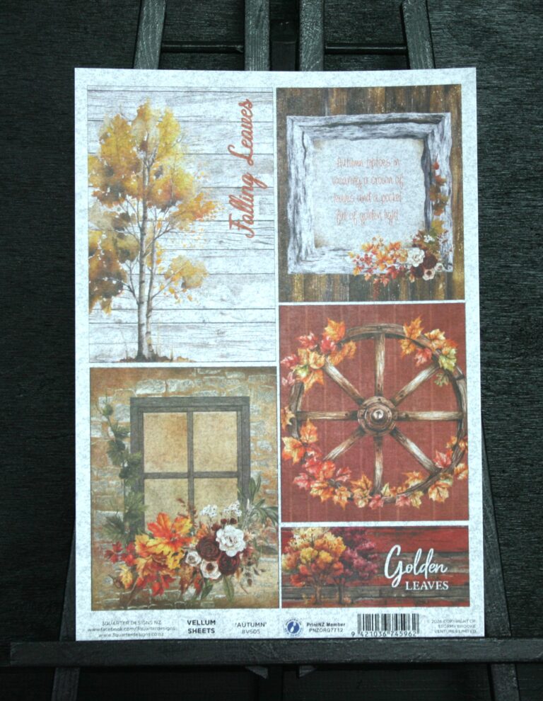 Autumn Whispers Vellum Sheet