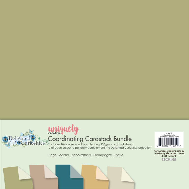 UCP3137 Delighted Curiosities Coordinating Cardstock Bundle